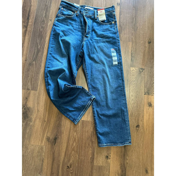 NEW Levi's  Premium RIBCAGE STRAIGHT ANKLE JEANS Sz 31 x 27 - Picture 2 of 10